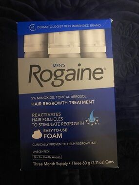 Rogaine Men’s 5% Minoxidil Foam Hair Regrowth Treatment - Exp. 2027/11